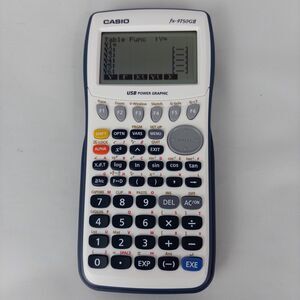 Casio FX-9750GII Graphing Calculator White USB Power Graphic Programmable Tested
